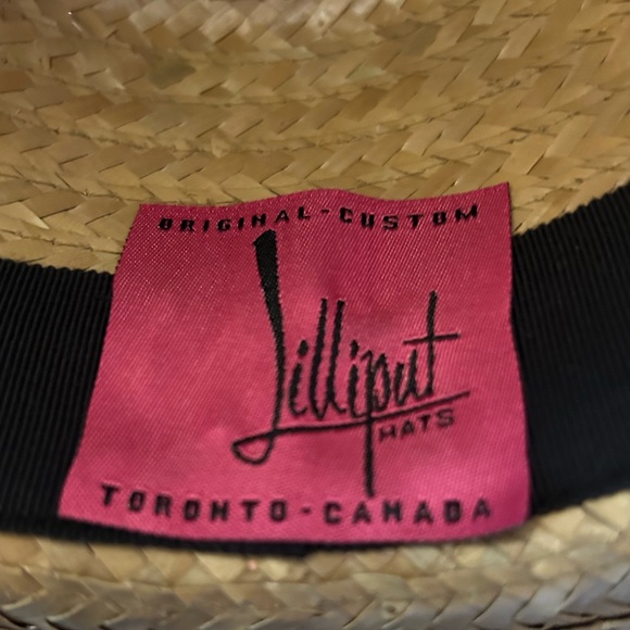 22” custom made fedora fruit hat sun hat wide brim hat EUC ! - Picture 8 of 9